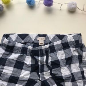 J.CREW plaid pajama pants